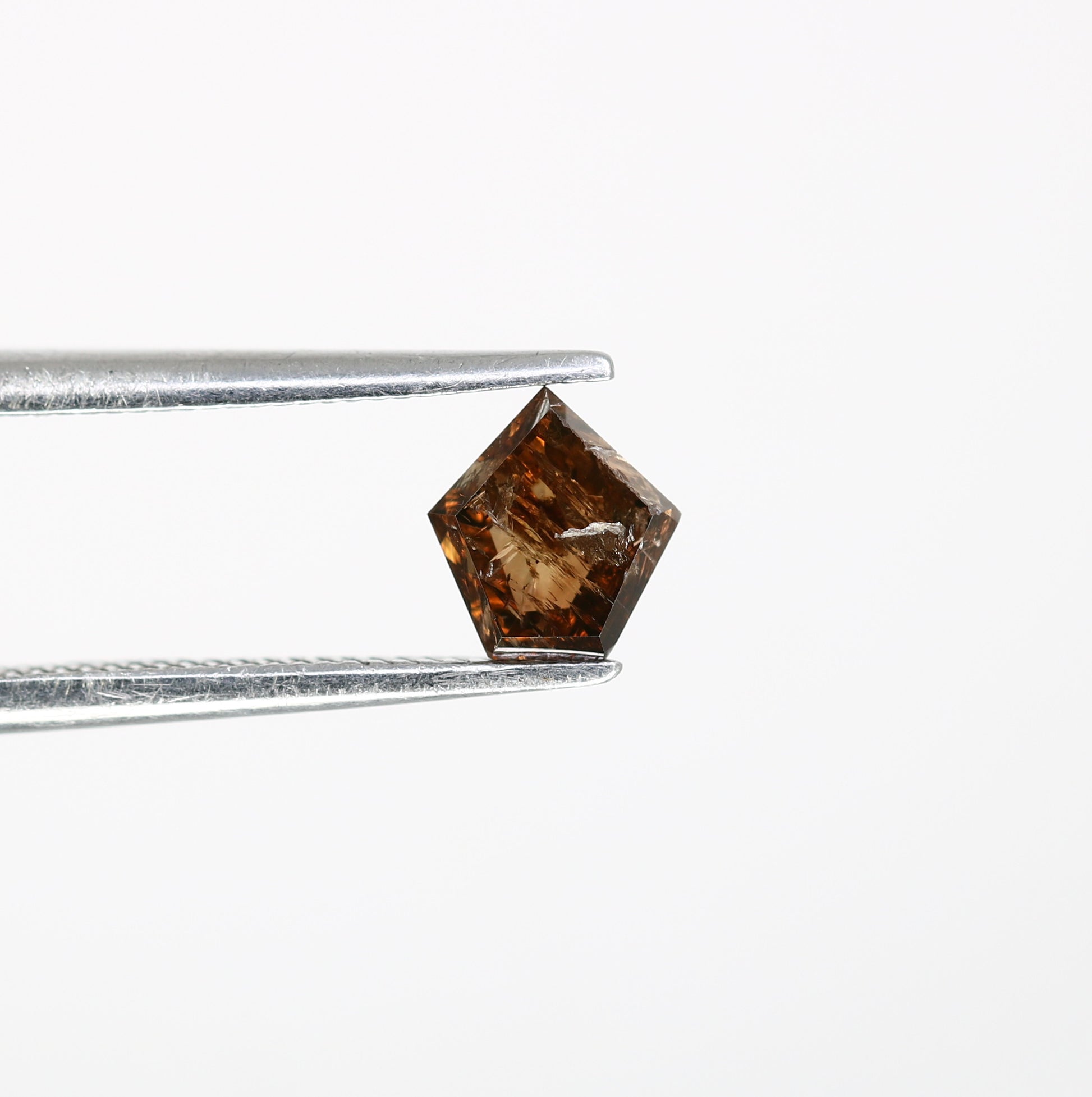 0.64 CT Geometric Shape Natural Brown Diamond (5.70 MM) for a Distinctive Engagement Ring: Elegant Gemstone Jewelry Piece - JayKrishna Diamond