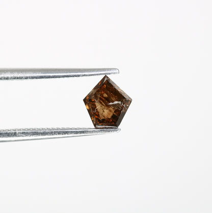 0.64 CT Geometric Shape Natural Brown Diamond (5.70 MM) for a Distinctive Engagement Ring: Elegant Gemstone Jewelry Piece - JayKrishna Diamond