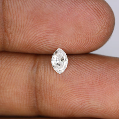 Unique 0.36 CT Marquise Cut Salt & Pepper Diamond | Perfect for Engagement Rings - JayKrishna Diamond