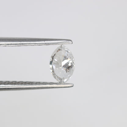 Unique 0.36 CT Marquise Cut Salt & Pepper Diamond | Perfect for Engagement Rings - JayKrishna Diamond