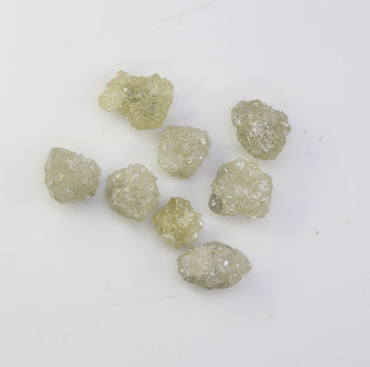 5.71 CT Grey  Rough Irregular Cut Diamond For Engagement Ring - JayKrishna Diamond