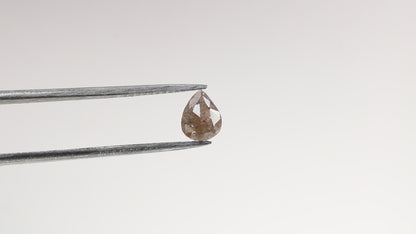 0.81 CT Pear Shape Natural Loose Diamond Gray Color | Pear For Diamond Jewelry