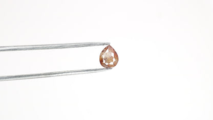 0.51 CT Red Natural Loose Pear Solitaire Gift Ring | Pear Diamond For Making Jewelry