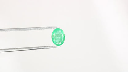 1.09 CT 8.01 CT Natural Green Emerald Oval Cut Gemstone For Wedding Ring