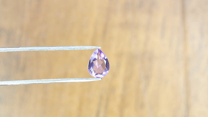 0.79 CT 8.07 MM Beautiful Purple Amethyst Pear Shape Loose Galaxy Diamond For Proposal Ring