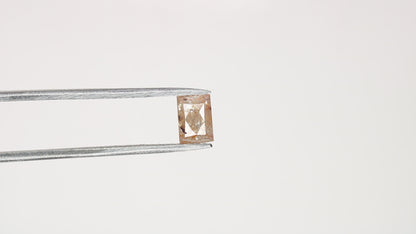 0.75 CT Baguette Shape Peach Colour Natural Loose Diamond For Anniversary Ring |