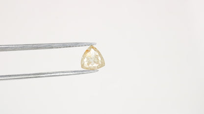 0.83 CT Peach Colour Triangle Shape Rose Cut Diamond For gift Ring | Rose Gold Engagement Ring