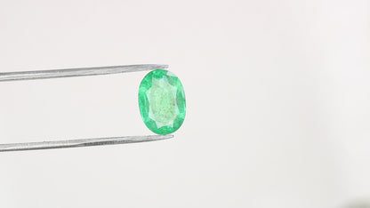 1.98 CT Oval Cut Loose Green Emerald Sapphire Gemstone For Proposal Ring