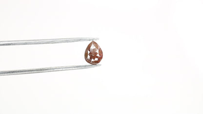 0.72 CT Red Pear Cut Diamond For Engagement Ring | Birthday Pear Diamond Gift Necklace