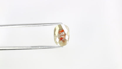 1.16 CT 10.00 MM Oval Shape Loose Grey Natural Diamond For Engagement Ring