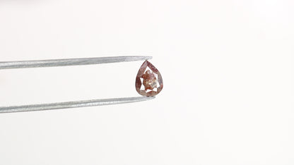 0.58 CT Natural Pear-Shaped Red Diamond – Perfect Loose Gem for Anniversary Rings and Thoughtful Gifts for Her