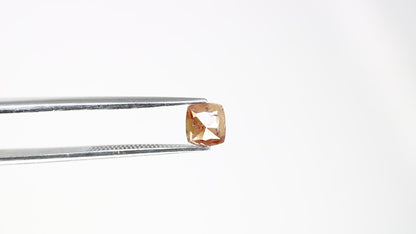 0.60 CT Unique Peach Cushion Shape Diamond (5.30 MM) for Exquisite Designer Jewelry: Elegant Gemstone Gift Idea