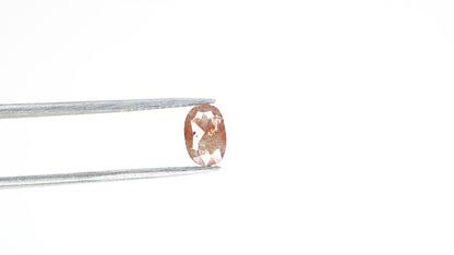 1.07 CT  Red Colour Oval Shape Diamond For Wedding Ring